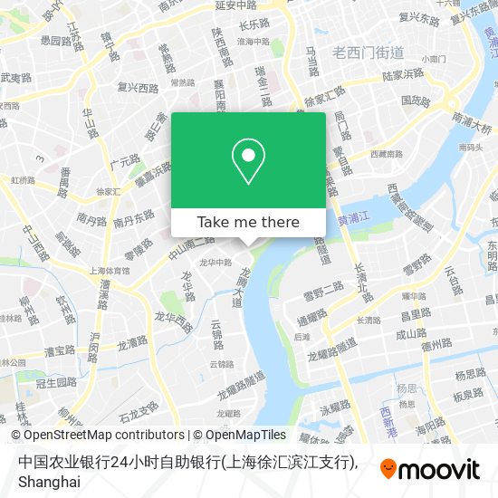 中国农业银行24小时自助银行(上海徐汇滨江支行) map