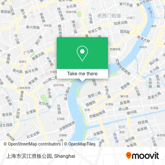 上海市滨江滑板公园 map