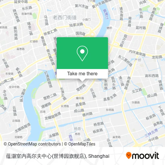 蕴灏室内高尔夫中心(世博园旗舰店) map