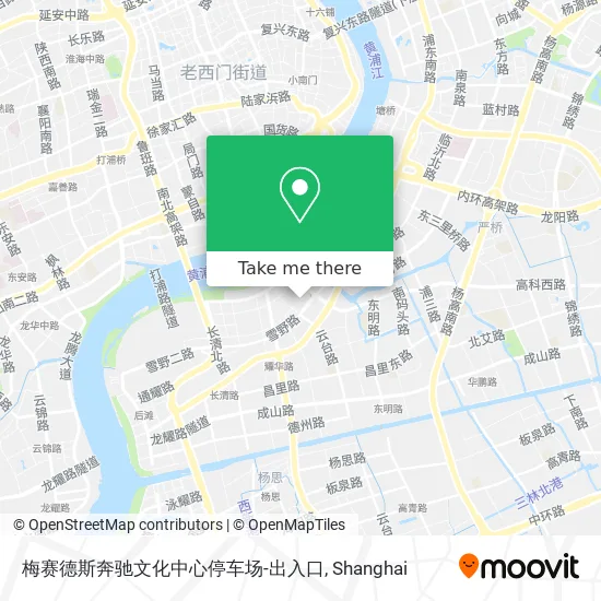 梅赛德斯奔驰文化中心停车场-出入口 map
