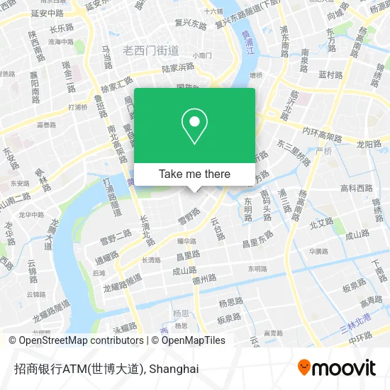 招商银行ATM(世博大道) map