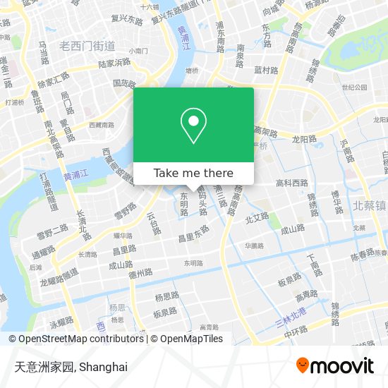 天意洲家园 map