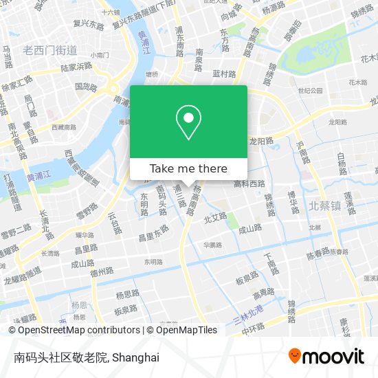 南码头社区敬老院 map