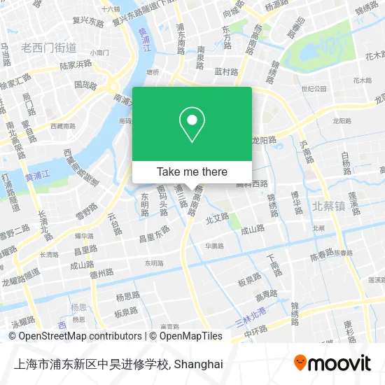 上海市浦东新区中昊进修学校 map