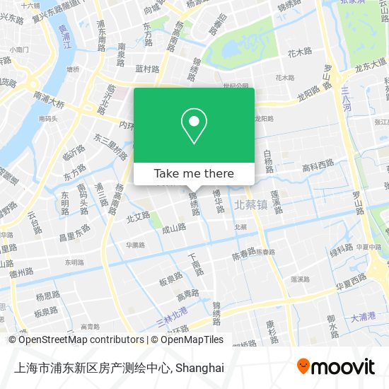 上海市浦东新区房产测绘中心 map