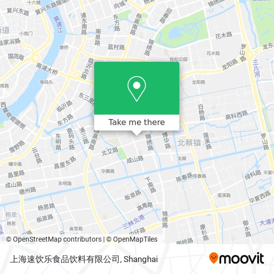 上海速饮乐食品饮料有限公司 map