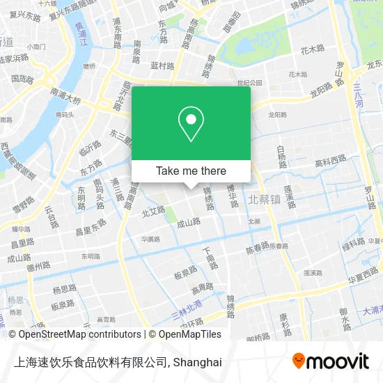 上海速饮乐食品饮料有限公司 map