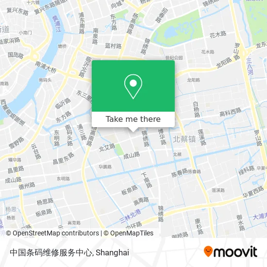 中国条码维修服务中心 map