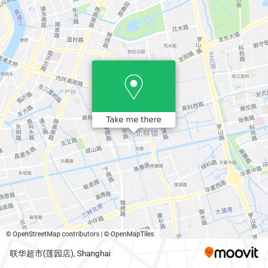 联华超市(莲园店) map