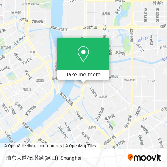 浦东大道/五莲路(路口) map