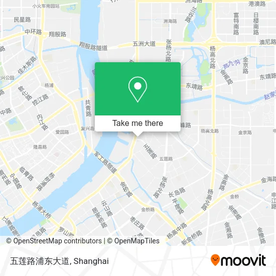 五莲路浦东大道 map
