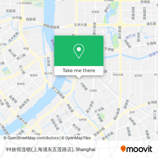 99旅馆连锁(上海浦东五莲路店) map