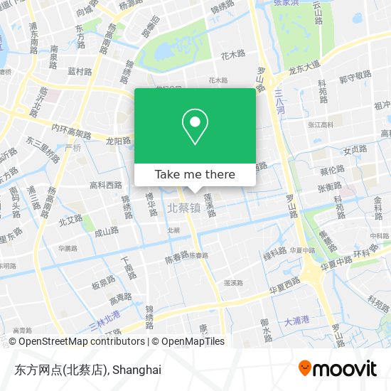 东方网点(北蔡店) map