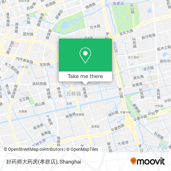 好药师大药房(孝群店) map