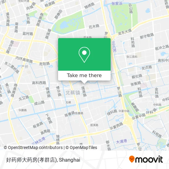 好药师大药房(孝群店) map