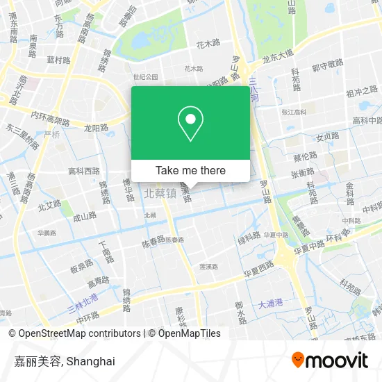 嘉丽美容 map