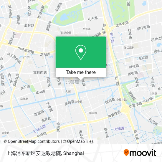 上海浦东新区安达敬老院 map