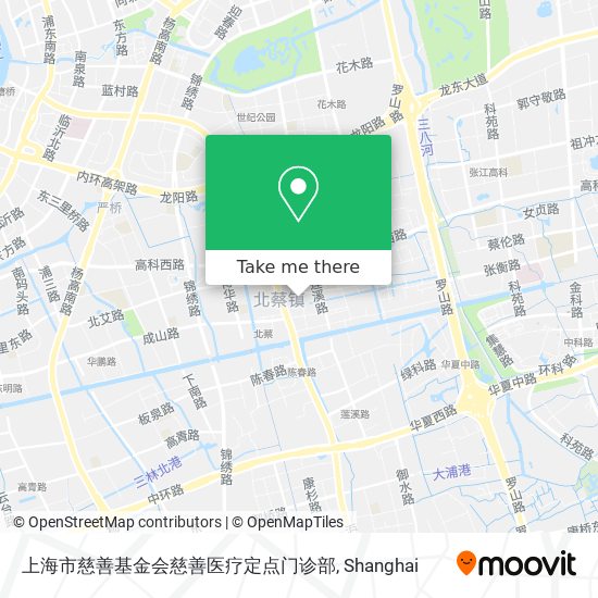 上海市慈善基金会慈善医疗定点门诊部 map