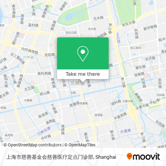 上海市慈善基金会慈善医疗定点门诊部 map