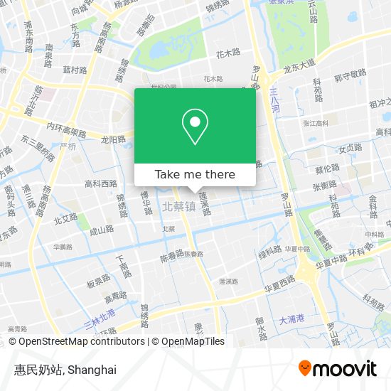 惠民奶站 map