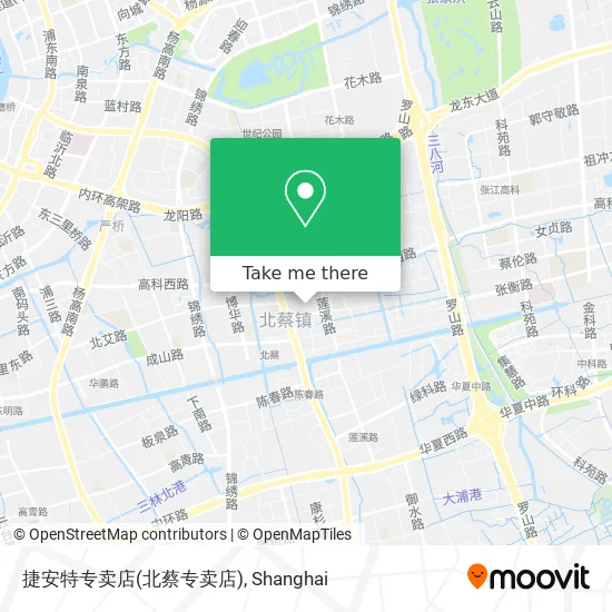 捷安特专卖店(北蔡专卖店) map