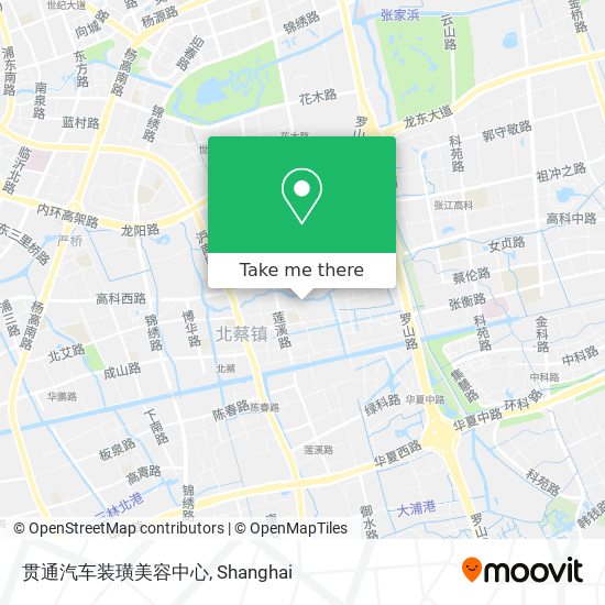贯通汽车装璜美容中心 map