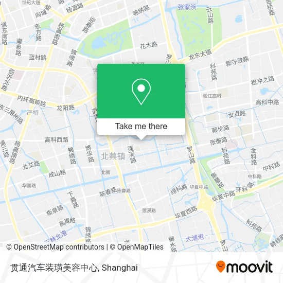 贯通汽车装璜美容中心 map