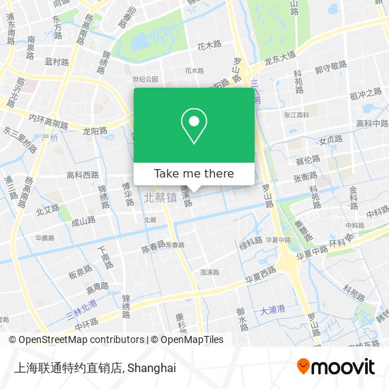 上海联通特约直销店 map