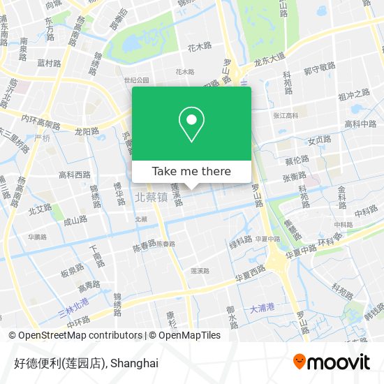 好德便利(莲园店) map