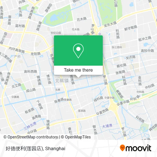 好德便利(莲园店) map