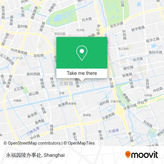 永福园陵办事处 map
