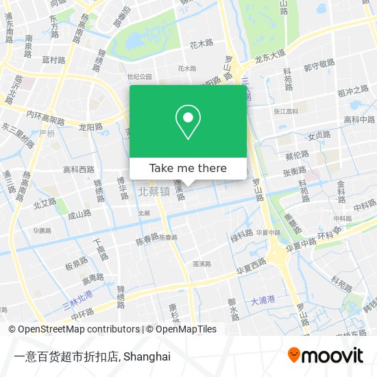 一意百货超市折扣店 map