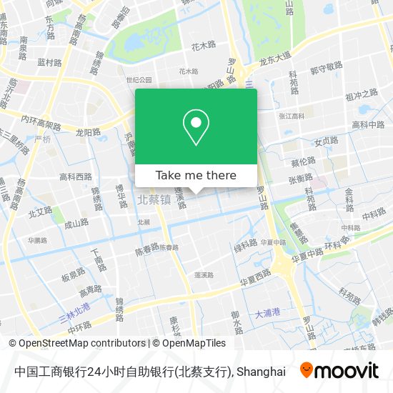中国工商银行24小时自助银行(北蔡支行) map