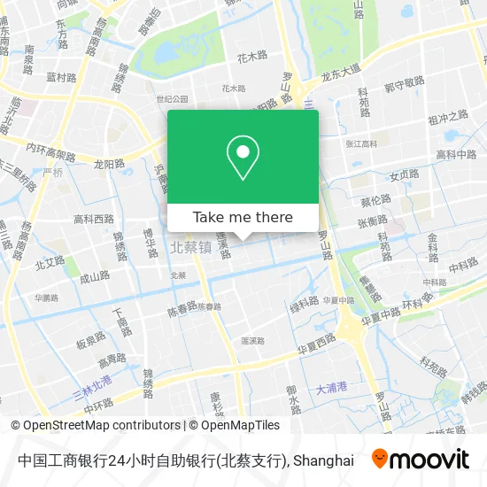 中国工商银行24小时自助银行(北蔡支行) map