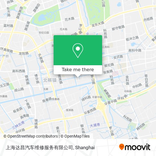 上海达昌汽车维修服务有限公司 map