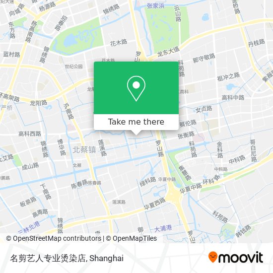 名剪艺人专业烫染店 map