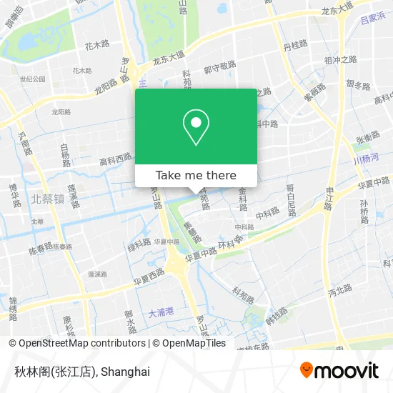 秋林阁(张江店) map
