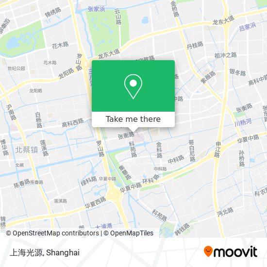 上海光源 map