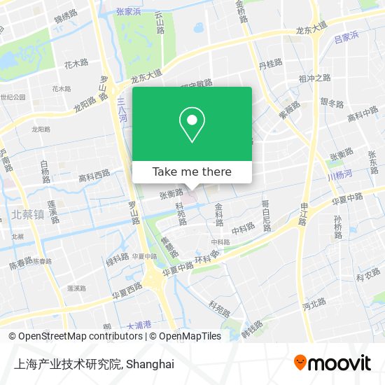 上海产业技术研究院 map