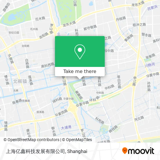 上海亿鑫科技发展有限公司 map