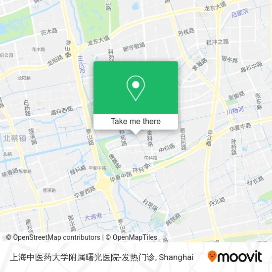 上海中医药大学附属曙光医院-发热门诊 map