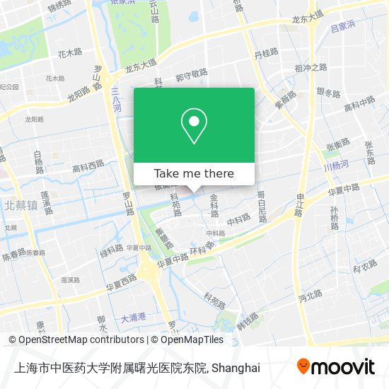 上海市中医药大学附属曙光医院东院 map