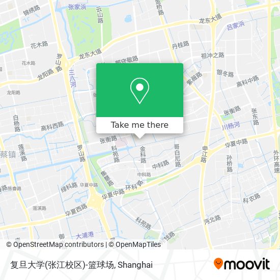 复旦大学(张江校区)-篮球场 map
