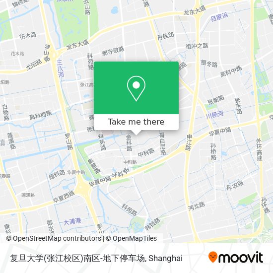 复旦大学(张江校区)南区-地下停车场 map