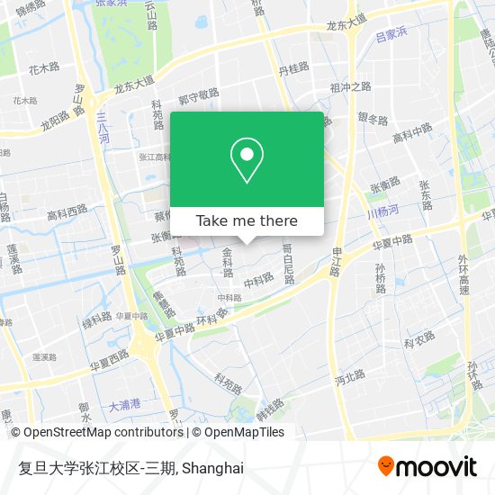 复旦大学张江校区-三期 map