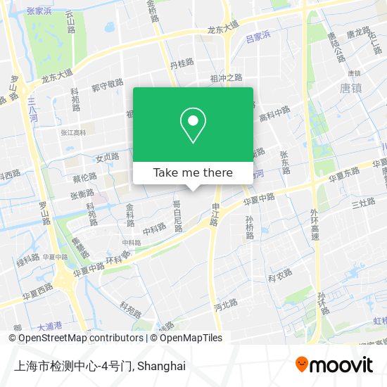 上海市检测中心-4号门 map
