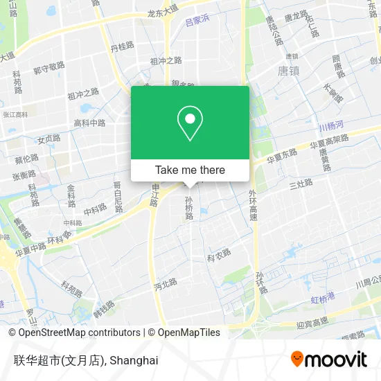 联华超市(文月店) map