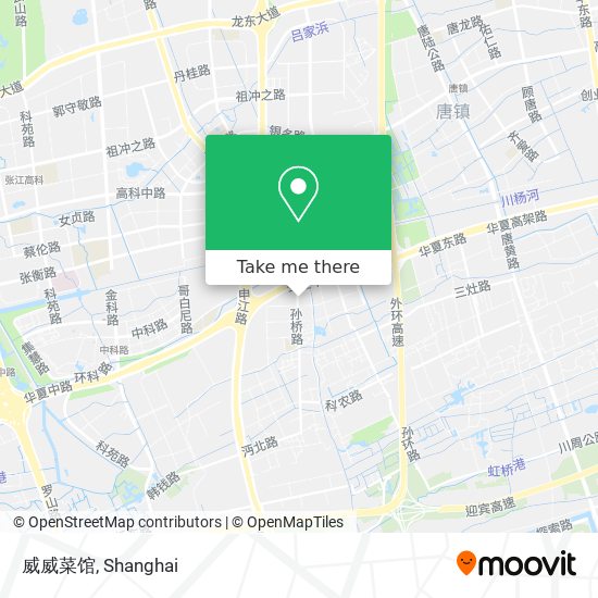 威威菜馆 map