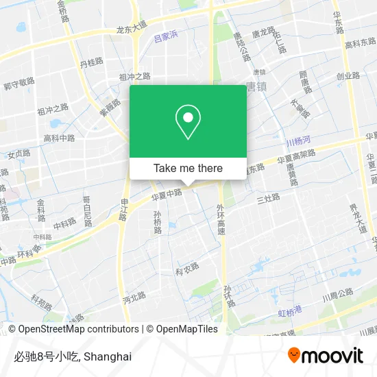 必驰8号小吃 map
