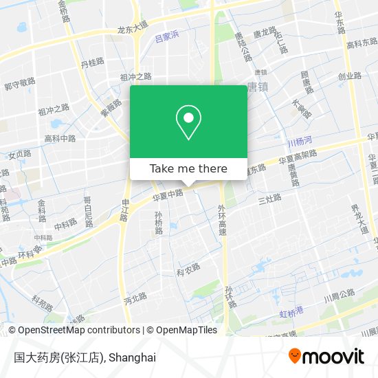国大药房(张江店) map